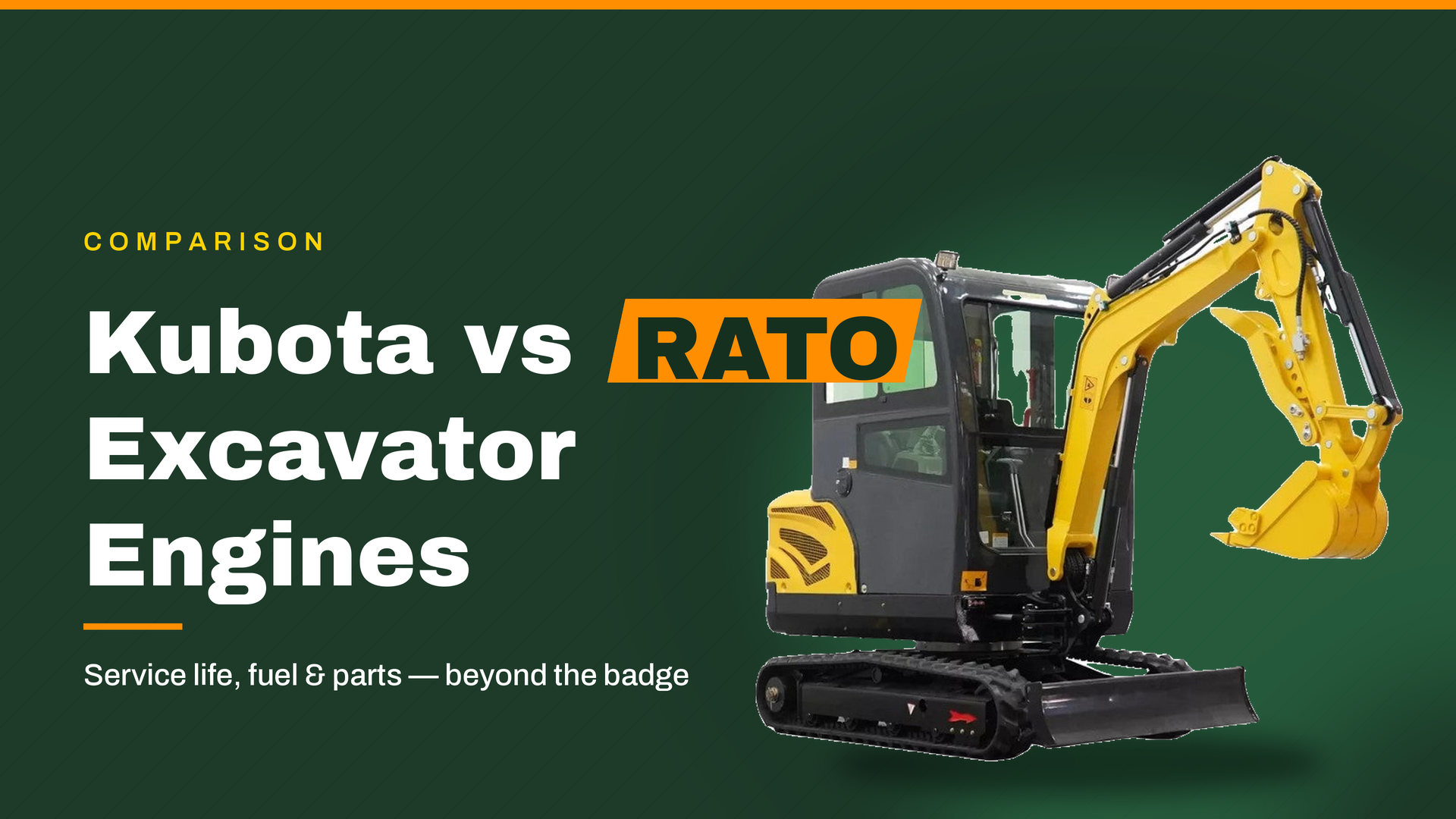 Kubota vs RATO Engines in Mini Excavators: Honest Comparison