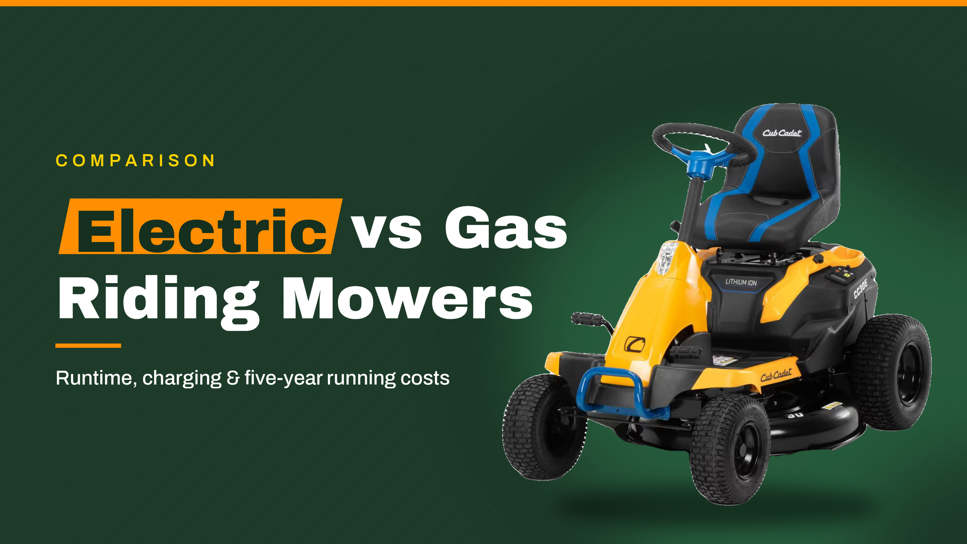Electric vs Gas Riding Mowers: 2026 Comparison
