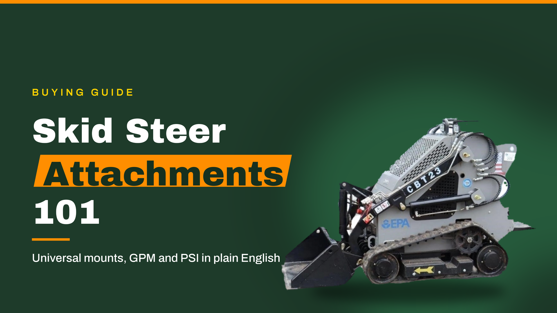 Skid Steer Attachment Compatibility: Universal Mount Explained