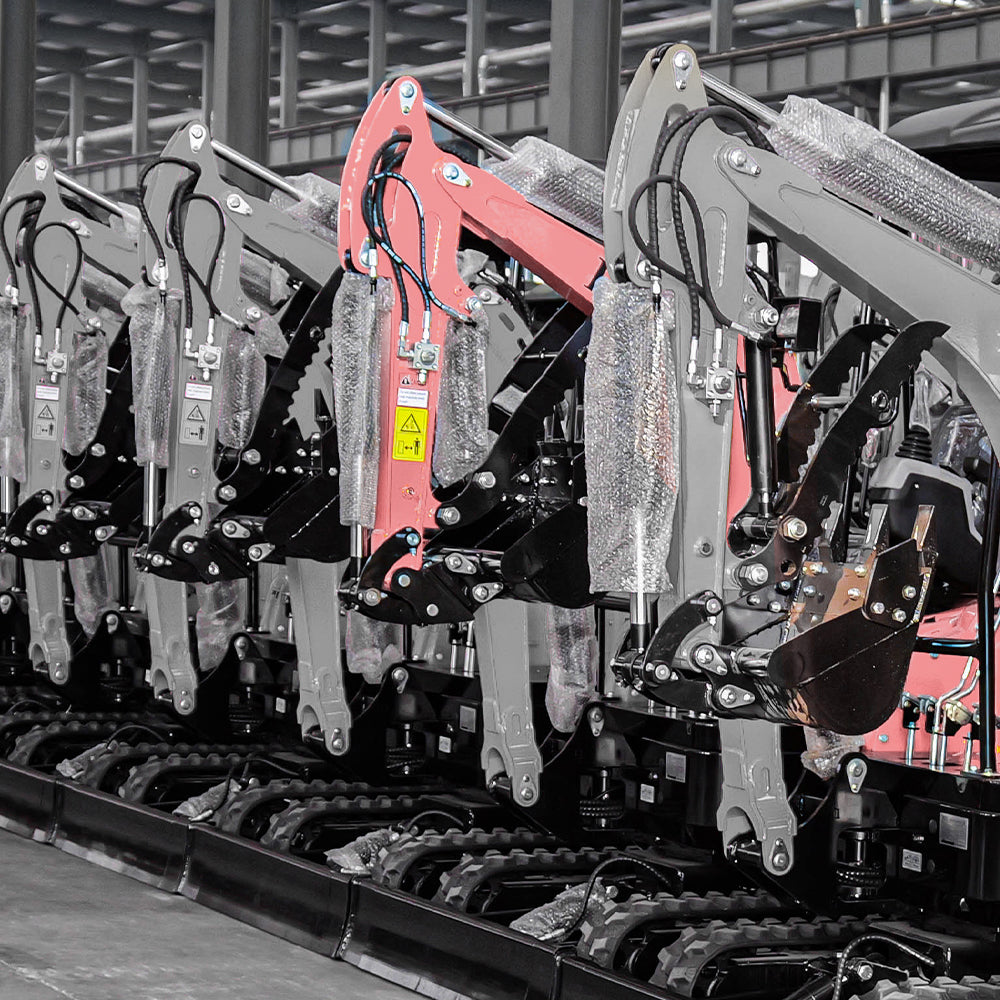 MMS MS10 1-Ton Mini Excavator – 13.5 HP Briggs & Stratton