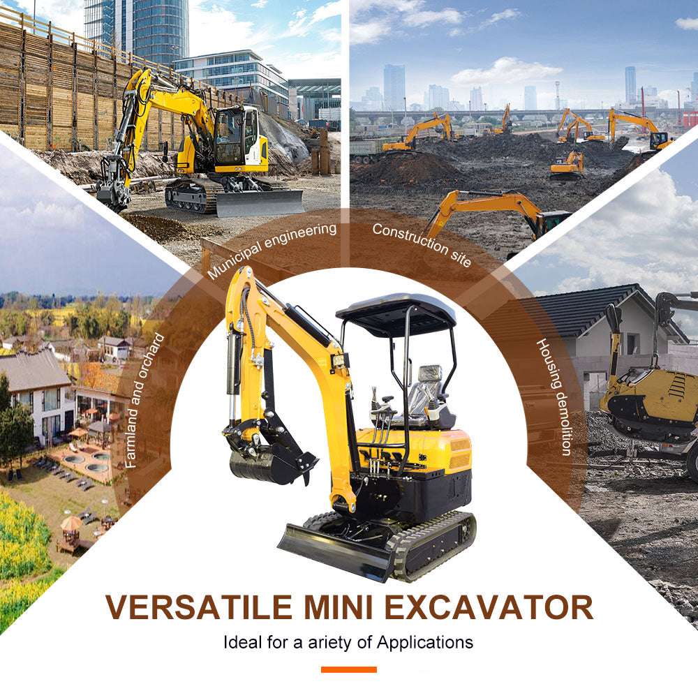 MMS MS20 2-Ton Mini Excavator – Kubota Diesel with Thumb Clip
