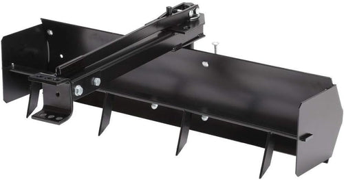 4-foot tow-behind box scraper and land plane with reversible hardened-steel cutting edges
