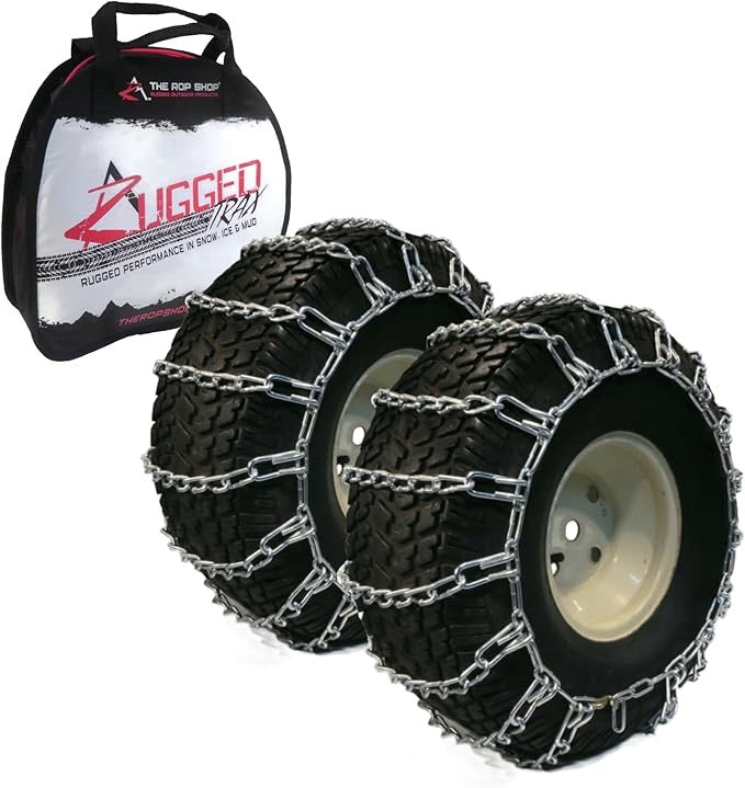 Universal 2-Link Tire Chains – Fits 20–23" Tires (Pair)