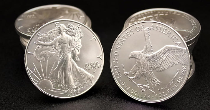 Silver American Eagle coin 2024