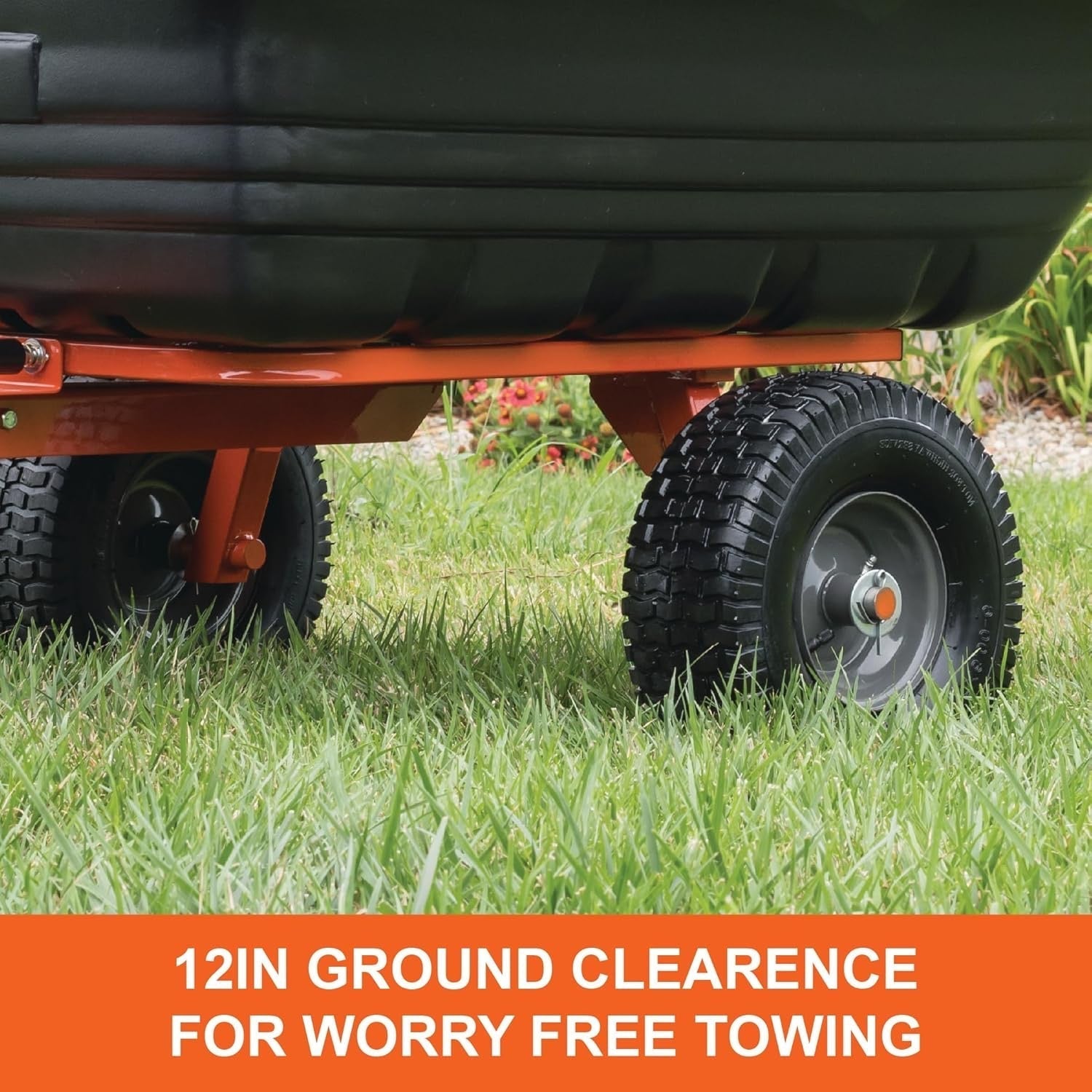 Agri-Fab 16 cu ft Steel Dump Cart – 800 lb Capacity