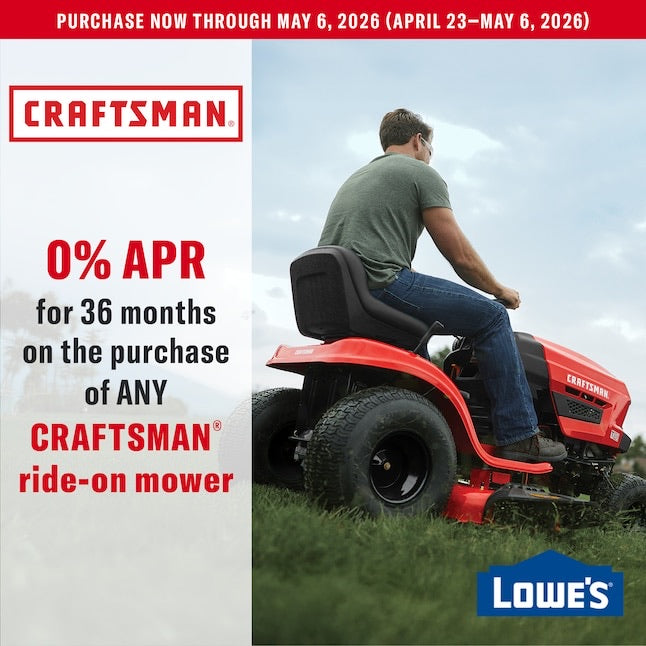 Craftsman T110 42" Riding Mower – 17.5 HP Briggs, 7-Speed