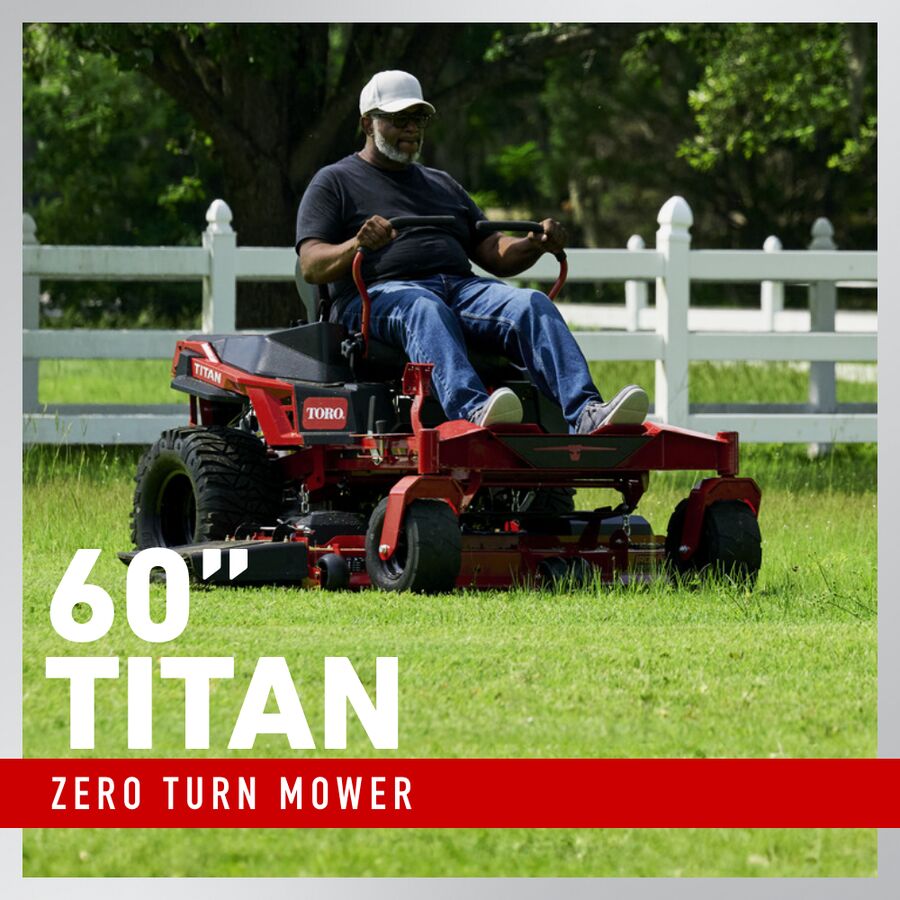 Toro TITAN 60 60" Zero-Turn Mower – 26 HP Kohler, MyRIDE