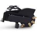 Stump grinder attachment for mini skid steer with 20.5-inch cutting wheel, universal mount