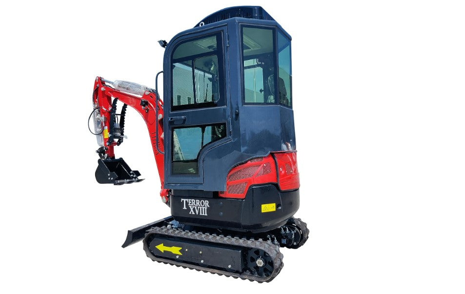 Typhon Terror XVIII 2-ton mini excavator with air-conditioned cabin