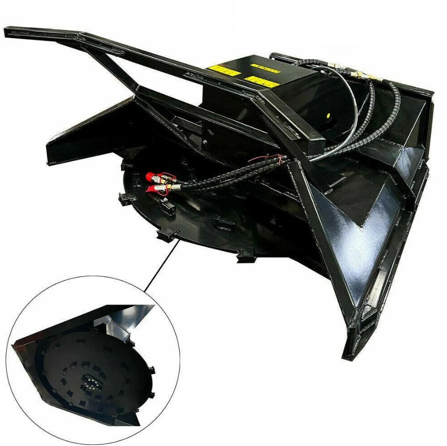 60-inch skid steer forestry disc mulcher attachment, 20-69 GPM, AGT-SSDM