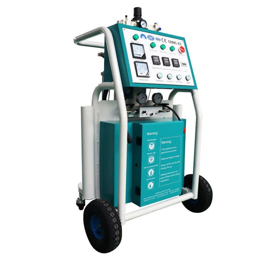 Polyurethane closed-cell foam spray machine for roofing insulation, 110V
