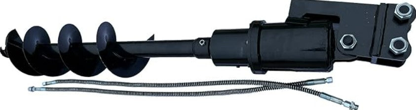 Wallemac hydraulic auger attachment for excavators with 25mm pin