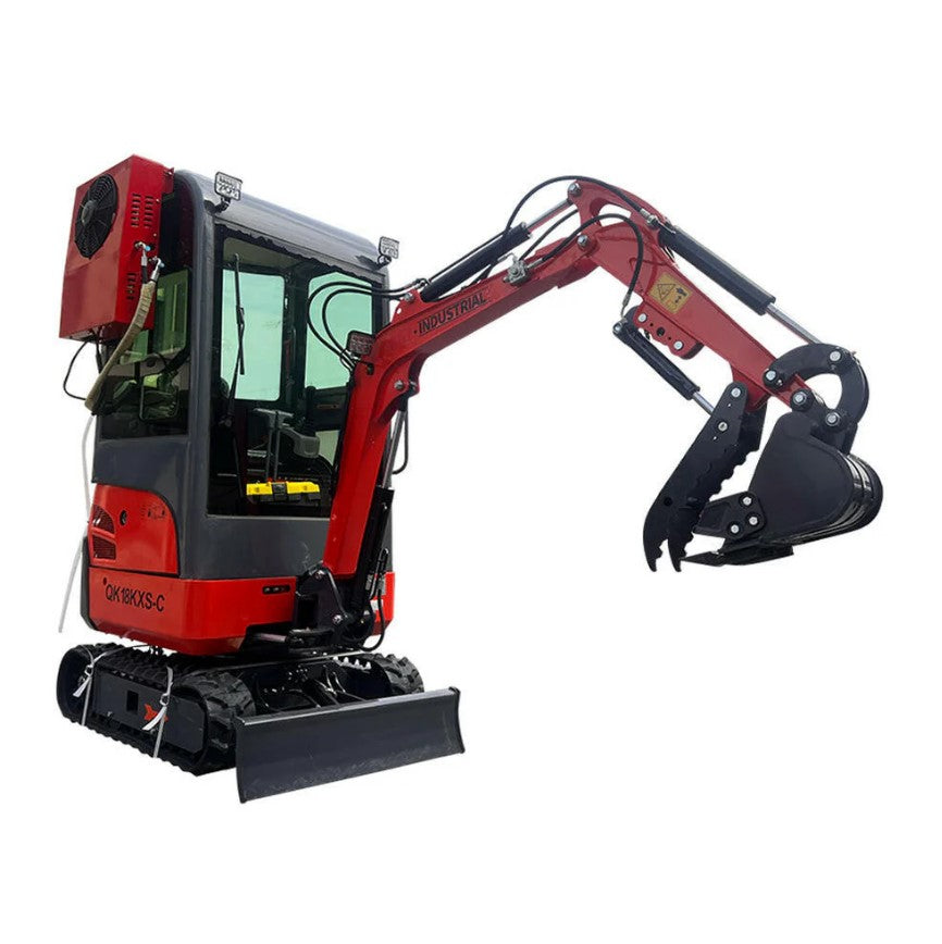 AGT KH18K-CC 1-Ton Mini Excavator – Kubota, A/C Enclosed Cab
