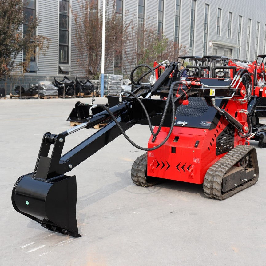 MMS 12" Fronthoe Digger Attachment – Mini Skid Steer