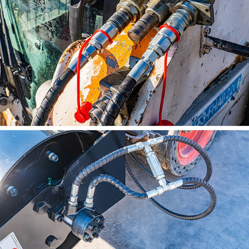 MMS 59" Vibratory Roller Compactor – Skid Steer Attachment