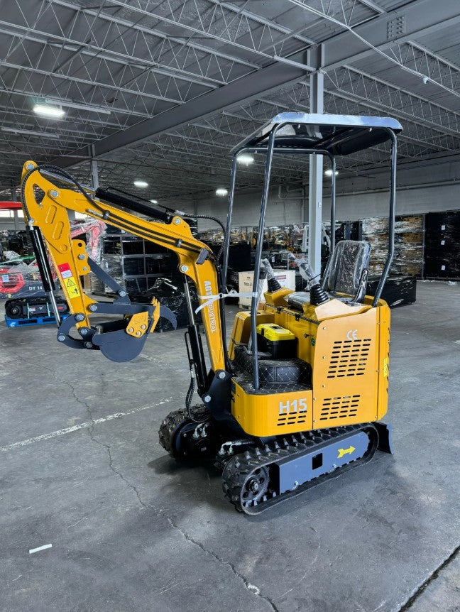 AGT H15 1.5-Ton Mini Excavator – 13.5 HP RATO, Pilot Controls