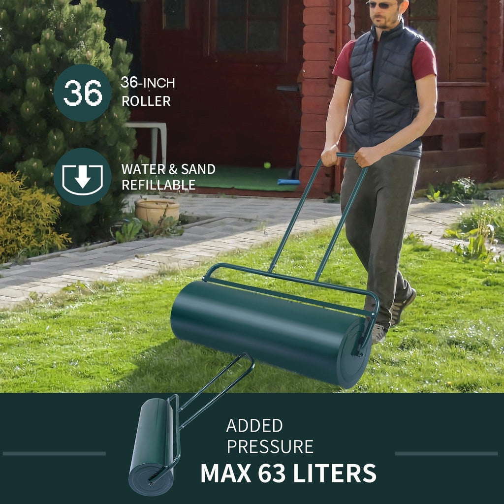 Craftsman 36" Tow-Behind Lawn Roller – 600 lb Fillable