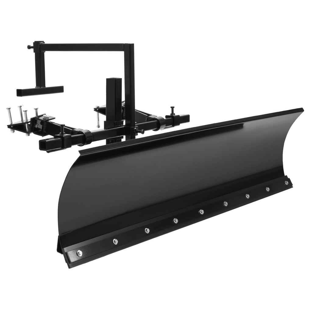 60-inch heavy-duty front snow plow blade with hydraulic angle, lift and spring-trip return